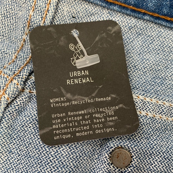 NWT Urban Renewal Wrangler Denim Mini Skirt - Picture 7 of 7